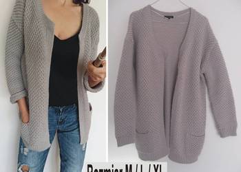 Szary sweter River Island rozmiar M/L/XL