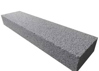 Krawężnik granitowy G603-8 płomień 80-120x12x25 cm