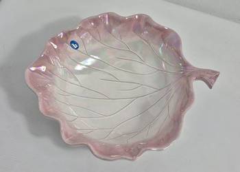 Vintage Misa Liść BERTONCELLO Italy – Perłowa, Design lat 70