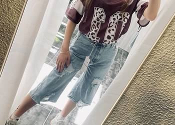MODNE BERMUDY DAMSKIE • JEANSOWE SZORTY ZA KOLANO • HIT WIOSNA/LATO • ROZMI