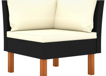 7-cz. zestaw wypoczynkowy do ogrodu rattan PE i eukaliptus WM-3082083