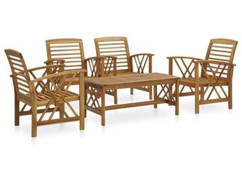 vidaXL 5-częściowy zestaw wypoczynkowy do ogrodu(SKU:3057986)