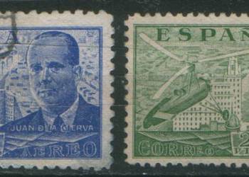Zn. Hiszpania Mi 825, 6, 44 - 7, 9, 52,  kas 1939