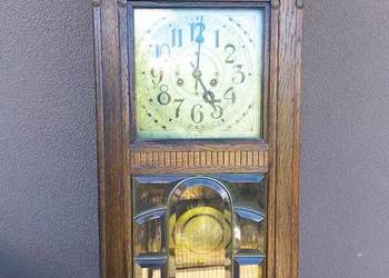 Stary zegar ścienny Gustav Becker GB P48 ok 1915r sprawny film gongu F071