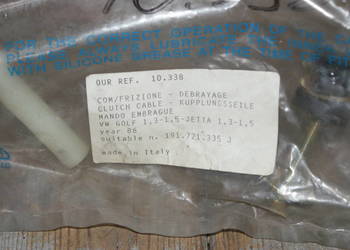 LINKA SPRZĘGŁA VW VW Golf 1,3, 1,5, Jetta 191721335R