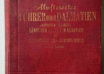 Dalmacja 1905 przewodnik retro vintage zabytek