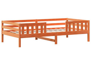 Rama łóżka bez materaca woskowy brąz sosnowa 75x190 cm WM-846984