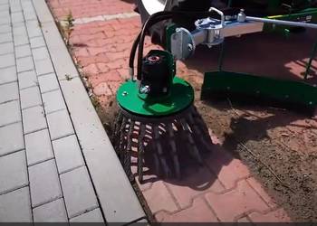 Odchwaszczacz hydrauliczny do kostki krawężników szczotka stalowa mech *16