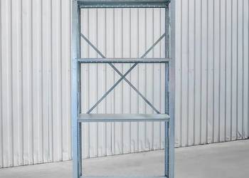 Regał magazynowy 4 półki DEXION stal ocynkowana 247x105x40 cm moduł bazowy