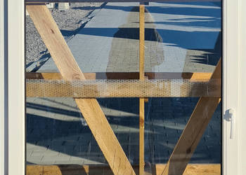 OKNA KacprzaK 124X120 OKNO Używane Plastikowe PCV