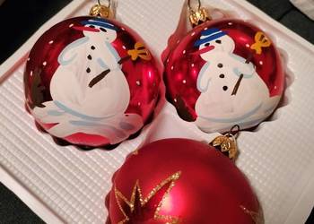 Zestaw bombek bałwanki Zestaw bombek bałwanki