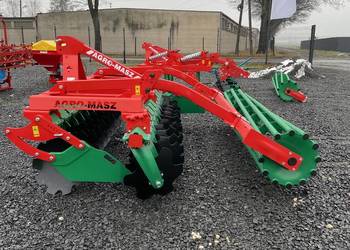 Brona talerzowa BT z wałem rurowym 3 m AGRO-MASZ