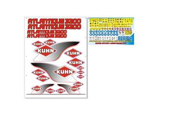 Naklejki kuhn atlantique 3200 i inne modele mocne zamienniki