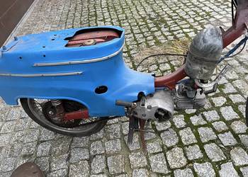 Jawa 50 kaczka z dokumentami projekt do dokończenia