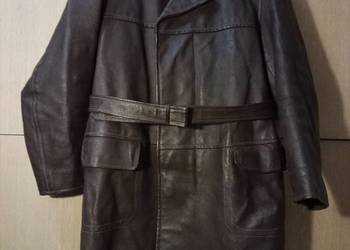 Kurka męska skórzana z PRL