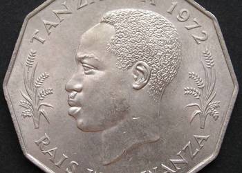 TANZANIA 5 SHILLING 1972 - JULIUS NYERERE -