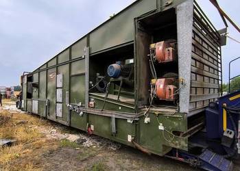 Suszarnia do kukurydzy trocin zrębki Alvan Blanch DF3000 diesel lub Gaz