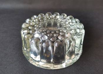 Stara, ciężka, nieużywana popielniczka Krople Rosy Ząbkowice E.T Drost .