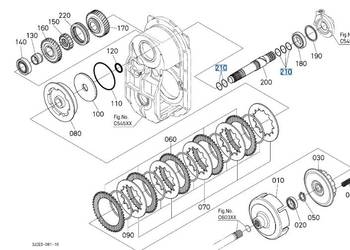 Pierścień wałka wom