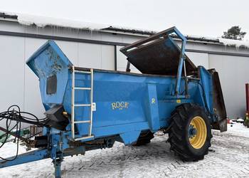 Rozrzutnik obornika Rock 8 ton pionowe walce gilotyna Rolland Jeantil