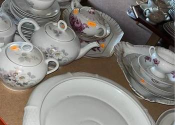 Wielka Patera Rosenthal. Bavaria. Lata 20, XX w. Biała porcelana.