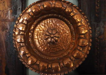 Stara Misa Do Zawieszenia - Dekoracja - Miedź - Vintage