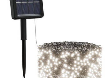 Solarne lampki dekoracyjne 5 szt. 5x200 LED zimne białe WM-328952