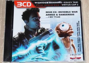 Gry Wizards & Warriors; Crazy Taxi; Virtua Cop z CD-ACTION nr. 96 z 2004 r.