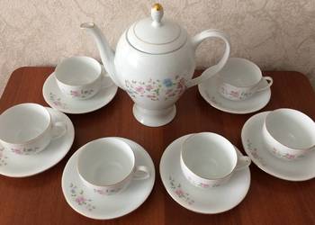 Serwis kawowy / herbaciany dla 6 osób SILESIAN PORCELAIN - O