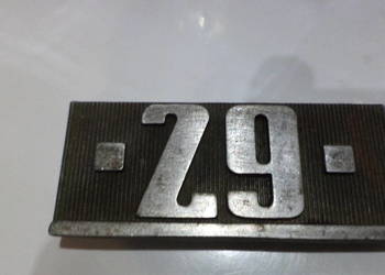 Emblemat aluminiowy Star 29  FSC Starachowice