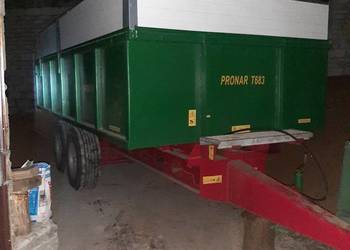 Przyczepa tandem rolnicza budowlana