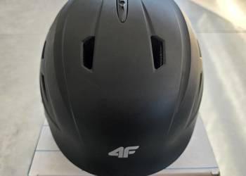 Kask narciarski 4F, czarny, rozmiar XL (61-62)