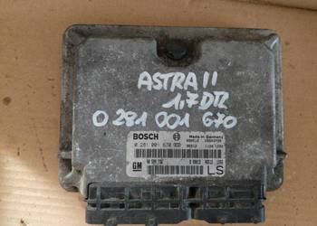 OPEL ASTRA II 1,7 komputer sterownik 0281001670