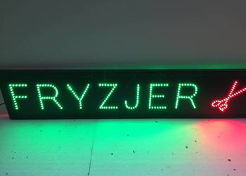 Szyld diodowy reklama LED 120x25cm zewnętrzna 230V NOWA