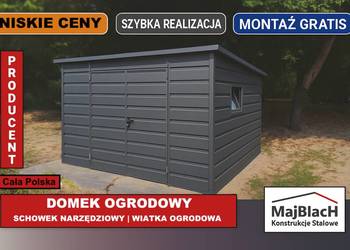 PRODUCENT Wiata ogrodowa/śmietnikowa - Altana na Narzędzia – Maj-BlacH
