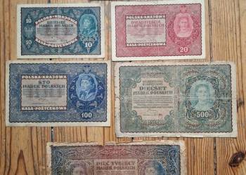 Zestaw Banknotów Stara Polska - Marki Polskie