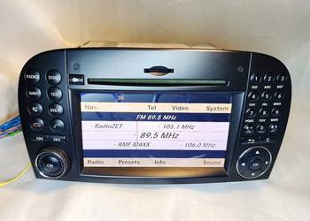 MERCEDES R230 SL COMAND NTG 2.5 RADIO NAWIGACJA EUROPA NOWY WYŚWIETLACZ!