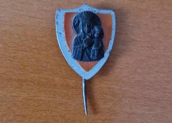 Ryngraf z Matką Boską Częstochowską - przypinka/pin