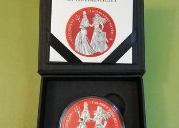 Moneta Britannia & Germania 2019 ALLEGORIES Space Red 1oz