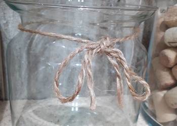 Szklany wazon pojemnik ozdobny