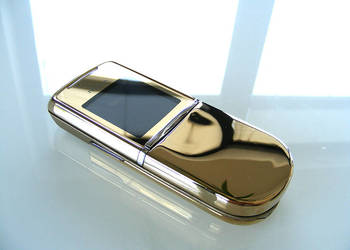 Telefon Nokia 8800 Sirocco Gold 18k (ochrona danych i rozmów)