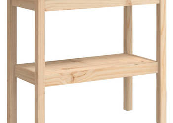 Stolik konsolowy 80x40x75 cm lite drewno sosnowe WM-814304