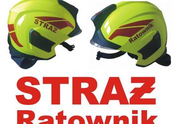 STRAŻ POŻARNA RATOWNIK naklejka na kask hełm strażacki Rosenbauer