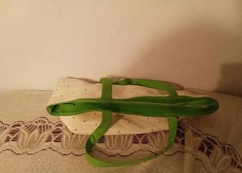 Torba Oriflame zielona w kropki