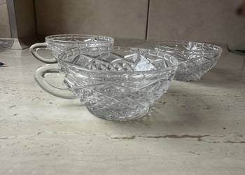 Filiżanki kryształowe z lat PRL-u Filiżanki kryształowe z lat PRL-u