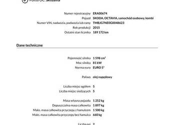 Skoda Octavia 3, salon PL, os prywatna, bezwypadkowy,