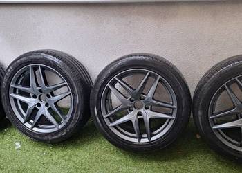 Sprzedam felgi aluminiowe  245/45R18 z oponami letnimi