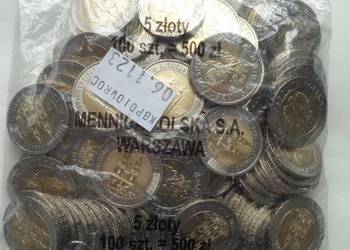 Monety 2023- 5 złotych - worek bankowy 100 szt - Gościkowo-Paradyż (K584)