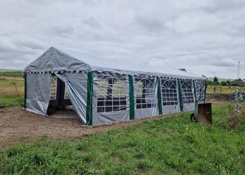 Namiot ogrodowy plenerowy pawilon 5 x 10 m lekko uszkodzony