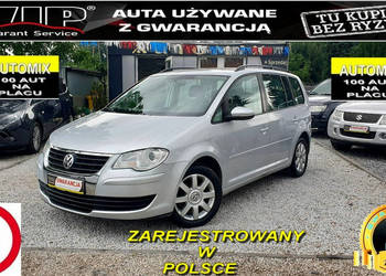 Volkswagen Touran OKAZJA!! 1,4 benz MANUAL 7-osobowy!!, Zarejestrowany .Mo…